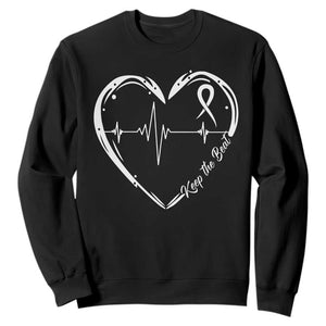 CHD Heart Disease Awareness Sweatshirt Wear Red Keep The Beat Heart Health TS10 Black Print Your Wear