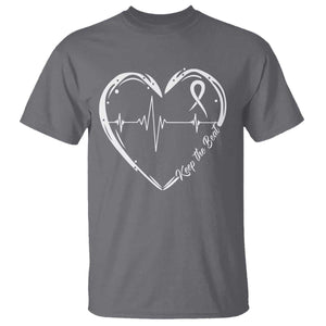 CHD Heart Disease Awareness T Shirt Wear Red Keep The Beat Heart Health TS10 Charcoal Print Your Wear