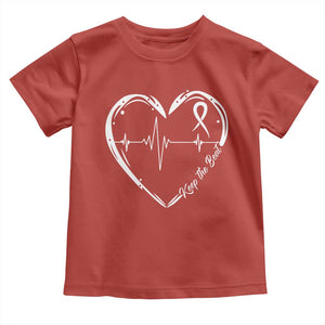 CHD Heart Disease Awareness Toddler T Shirt Wear Red Keep The Beat Heart Health TS10 Red Print Your Wear