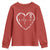 CHD Heart Disease Awareness Youth Sweatshirt Wear Red Keep The Beat Heart Health TS10 Red Print Your Wear