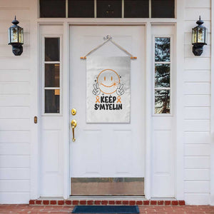 Multiple Sclerosis Awareness Garden Flag Keep Smyelin MS Support TS10 Print Your Wear