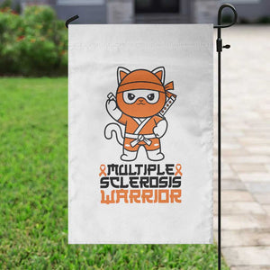 Multiple Sclerosis Awareness Garden Flag Orange Ribbon MS Warrior Ninja TS10 Print Your Wear