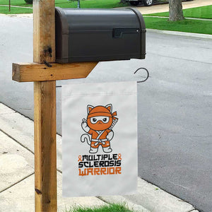 Multiple Sclerosis Awareness Garden Flag Orange Ribbon MS Warrior Ninja TS10 Print Your Wear