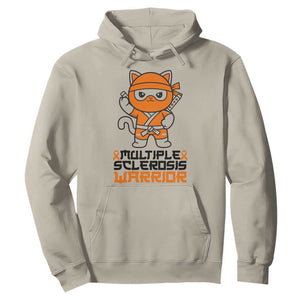 Multiple Sclerosis Awareness Hoodie Orange Ribbon MS Warrior Ninja TS10 Sand Print Your Wear