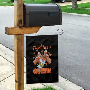 Multiple Sclerosis Awareness Garden Flag Orange Ribbon Fight MS Like A Queen TS10 Print Your Wear