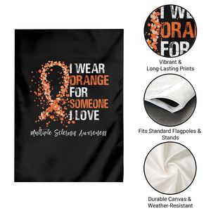 Multiple Sclerosis Awareness Garden Flag Orange Ribbon Wear Orange For Someone I Love TS10 Print Your Wear