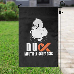 Duck Multiple Sclerosis Awareness Garden Flag Orange Ribbon MS Support Squad TS10 Print Your Wear