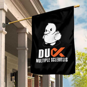 Duck Multiple Sclerosis Awareness Garden Flag Orange Ribbon MS Support Squad TS10 Print Your Wear