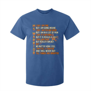 Multiple Sclerosis Awareness T Shirt For Kid Fight MS Orange Ribbon TS10 Royal Blue Print Your Wear