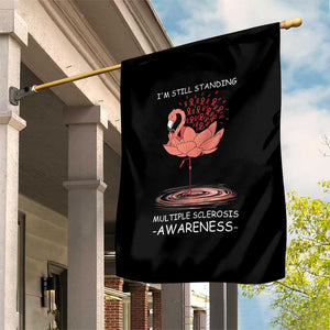 Multiple Sclerosis Survivor Garden Flag Fight MS Orange Ribbon TS10 Print Your Wear