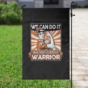 Multiple Sclerosis Awareness Garden Flag Orange Ribbon MS Warrior Support Squad TS10 Print Your Wear