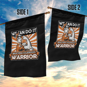 Multiple Sclerosis Awareness Garden Flag Orange Ribbon MS Warrior Support Squad TS10 Print Your Wear
