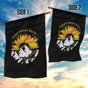 MS Warrior Garden Flag Orange Ribbon Sunflower Multiple Sclerosis Awareness TS10 Print Your Wear