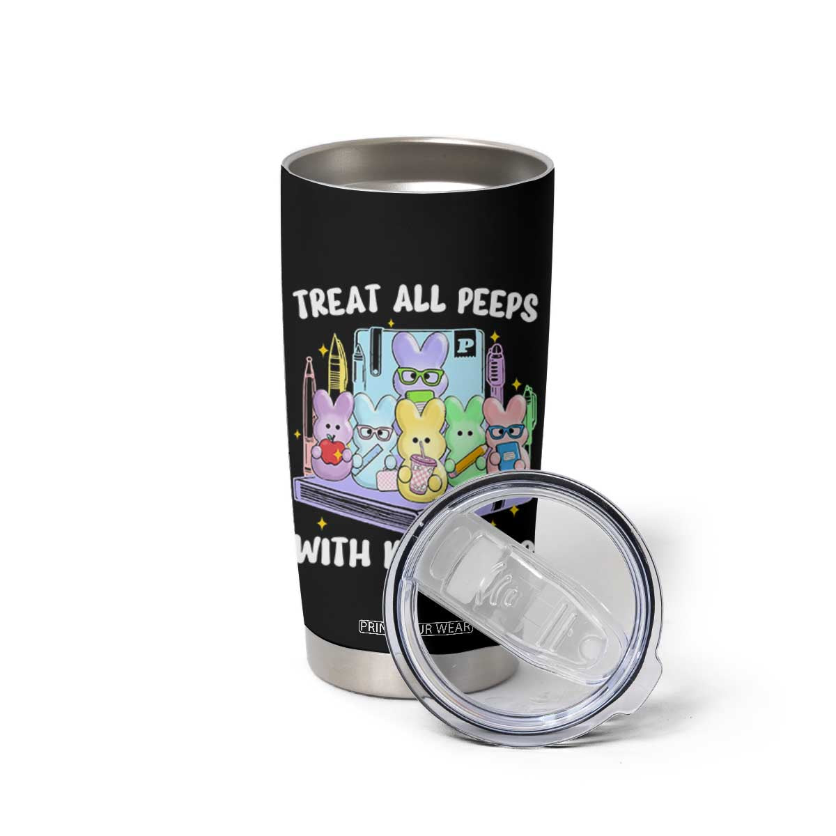 Teachers Easter Tumbler Cup Treat All Peeps With Kindness TS10 Print Your Wear