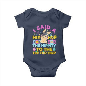 Funny Hip Hop Hippity Easter Bunny Baby Onesie TS10 Navy Print Your Wear