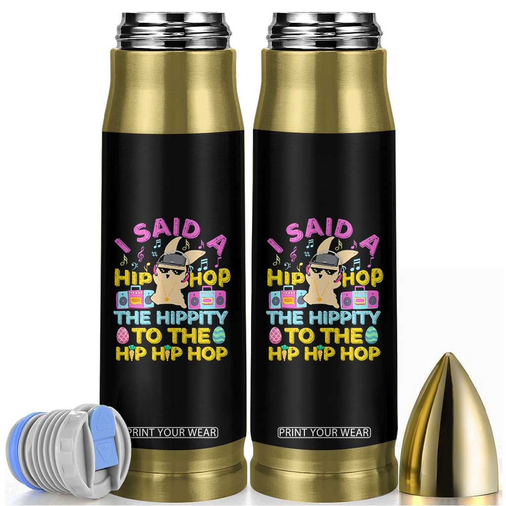 Funny Hip Hop Hippity Easter Bunny Bullet Tumbler TS10 Black Print Your Wear