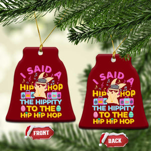 Funny Hip Hop Hippity Easter Bunny Ceramic Ornament TS10 Print Your Wear