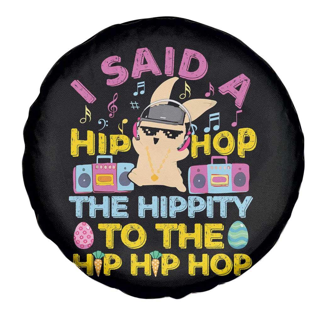 Funny Hip Hop Hippity Easter Bunny Spare Tire Cover TS10 Print Your Wear