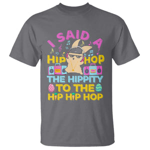 Funny Hip Hop Hippity Easter Bunny T Shirt TS10 Charcoal Print Your Wear