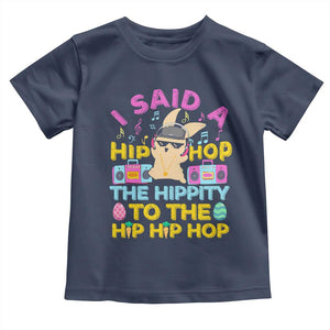 Funny Hip Hop Hippity Easter Bunny Toddler T Shirt TS10 Navy Print Your Wear