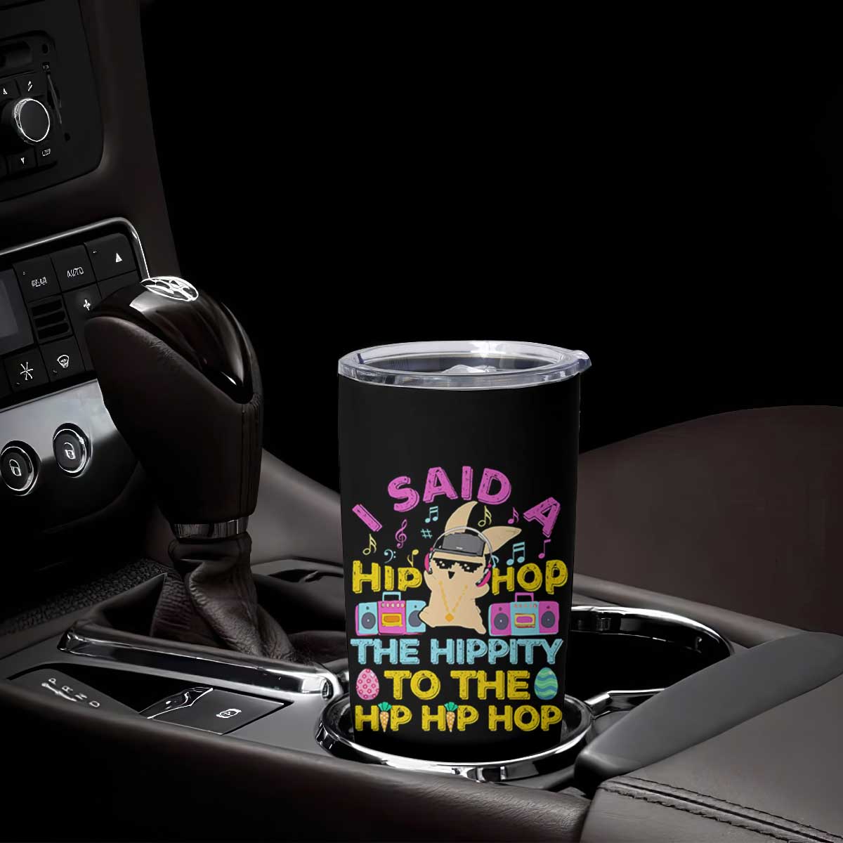 Funny Hip Hop Hippity Easter Bunny Tumbler Cup TS10 Print Your Wear