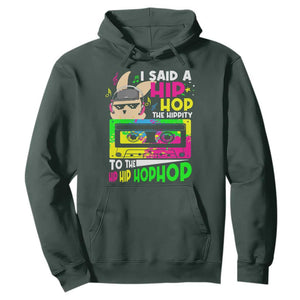 Hip Hop Easter Bunny Hoodie Funny Hippity Cool Rabbit Lovers Toddler TS10 Dark Forest Green Print Your Wear