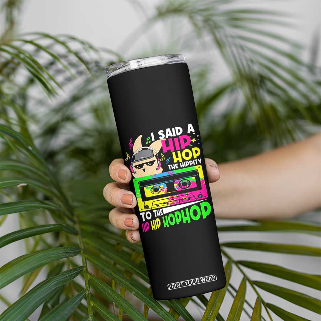 Hip Hop Easter Bunny Skinny Tumbler Funny Hippity Cool Rabbit Lovers Toddler TS10 Print Your Wear