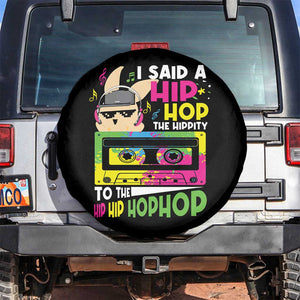 Hip Hop Easter Bunny Spare Tire Cover Funny Hippity Cool Rabbit Lovers Toddler TS10 No hole Black Print Your Wear