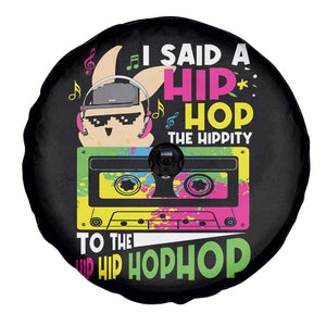 Hip Hop Easter Bunny Spare Tire Cover Funny Hippity Cool Rabbit Lovers Toddler TS10 Print Your Wear