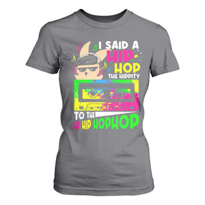 Hip Hop Easter Bunny T Shirt For Women Funny Hippity Cool Rabbit Lovers Toddler TS10 Charcoal Print Your Wear