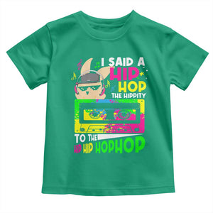 Hip Hop Easter Bunny Toddler T Shirt Funny Hippity Cool Rabbit Lovers Toddler TS10 Irish Green Print Your Wear