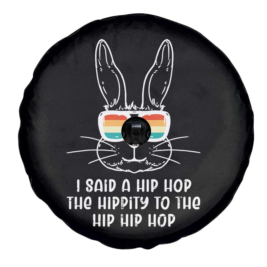 Retro Hip Hop Easter Bunny Spare Tire Cover Funny Hippity Cool Rabbit Lovers Toddler TS10 Print Your Wear