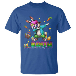 Bruh Dab Bunny Easter T Shirt Funny 80s Retro Vintage Party Cool Rabbit TS10 Royal Blue Print Your Wear
