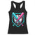 Baseball Drip Racerback Tank Top Crossed Bats Melting Ice Cream Style TS10 Black Print Your Wear