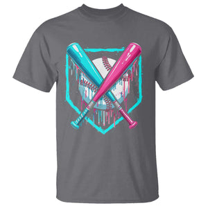 Baseball Drip T Shirt Ice Cream Dripping Youth Boys Baseball Bats TS10 Charcoal Print Your Wear