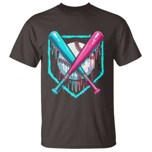 Baseball Drip T Shirt Ice Cream Dripping Youth Boys Baseball Bats TS10 Dark Chocolate Print Your Wear