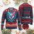 Baseball Drip Knit Sweatshirt Ice Cream Dripping Youth Boys Baseball Bats - Print Your Wear
