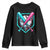 Baseball Drip Youth Sweatshirt Ice Cream Dripping Youth Boys Baseball Bats TS10 Black Print Your Wear