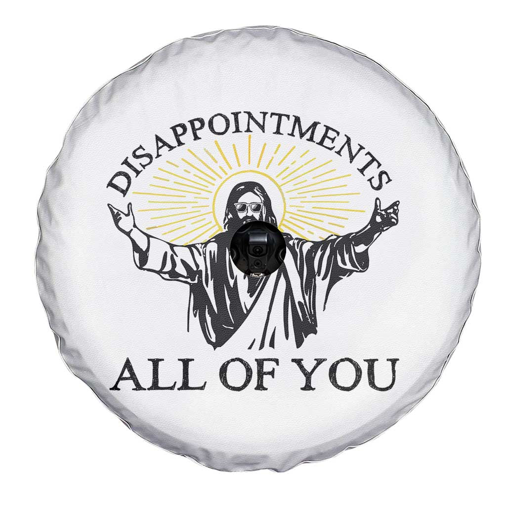 Retro Jesus Meme Spare Tire Cover Disappointments All Of You TS10 Print Your Wear