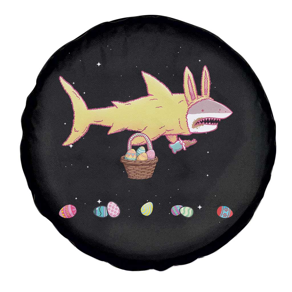 Funny Shark Easter Spare Tire Cover Cute Bunny Ears Eggs Hunting Teens Boys Kids TS10 Print Your Wear