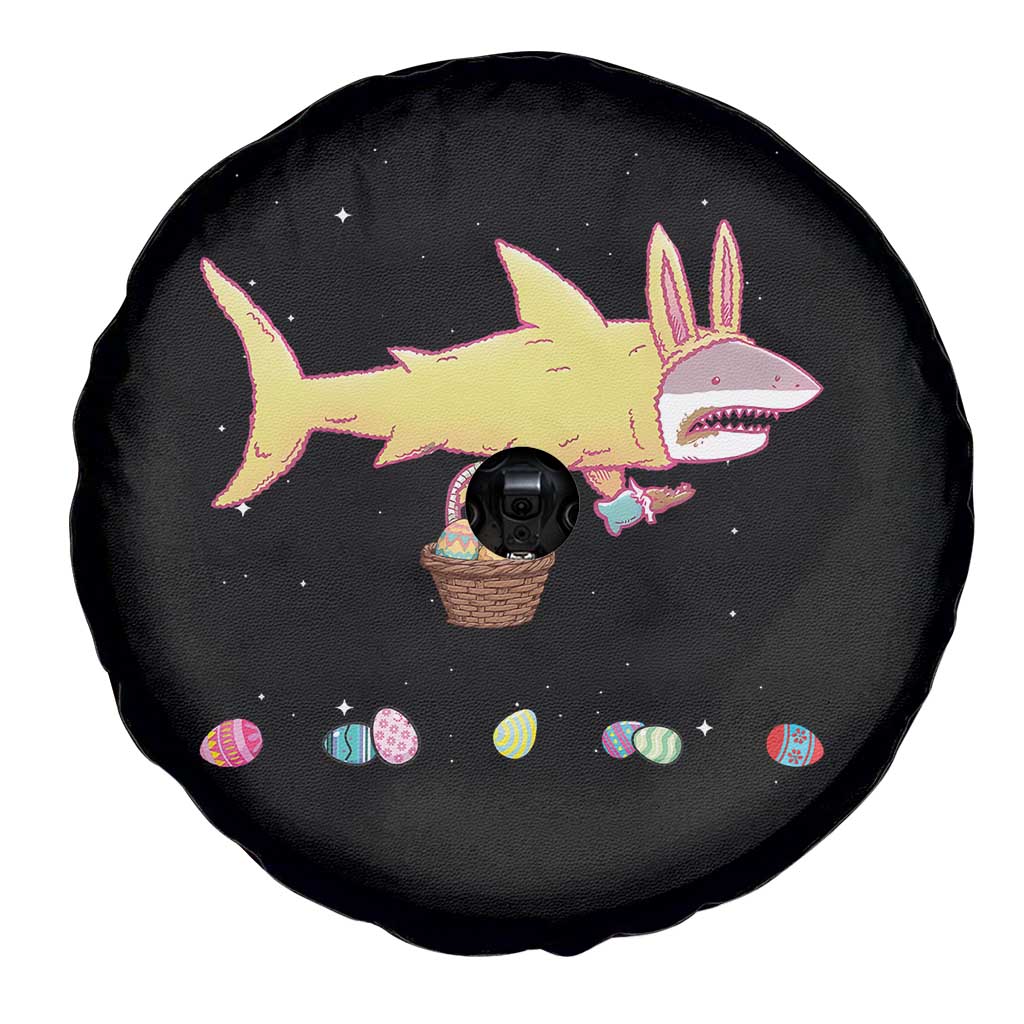 Funny Shark Easter Spare Tire Cover Cute Bunny Ears Eggs Hunting Teens Boys Kids TS10 Print Your Wear