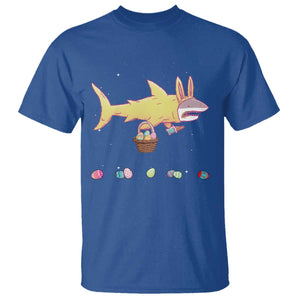 Funny Shark Easter T Shirt Cute Bunny Ears Eggs Hunting Teens Boys Kids TS10 Royal Blue Print Your Wear