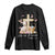 He Is Risen Easter Long Sleeve Shirt Lamb Flowers Cross TS10 Black Print Your Wear