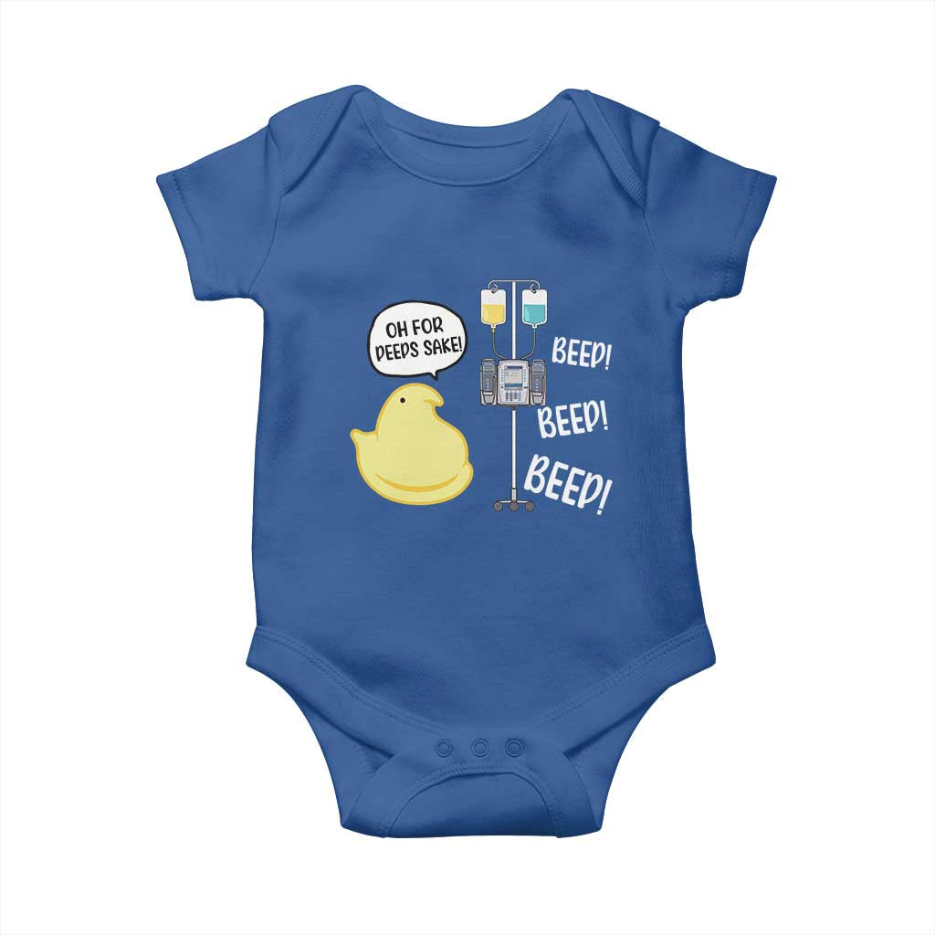 Bunny Nurse Baby Onesie Funny Peep Nursing Easter Nurse Gift TS10 Royal Blue Print Your Wear