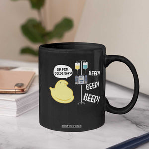 Bunny Nurse Coffee Mug Funny Peep Nursing Easter Nurse Gift TS10 Print Your Wear