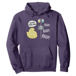 Bunny Nurse Hoodie Funny Peep Nursing Easter Nurse Gift TS10 Purple Print Your Wear