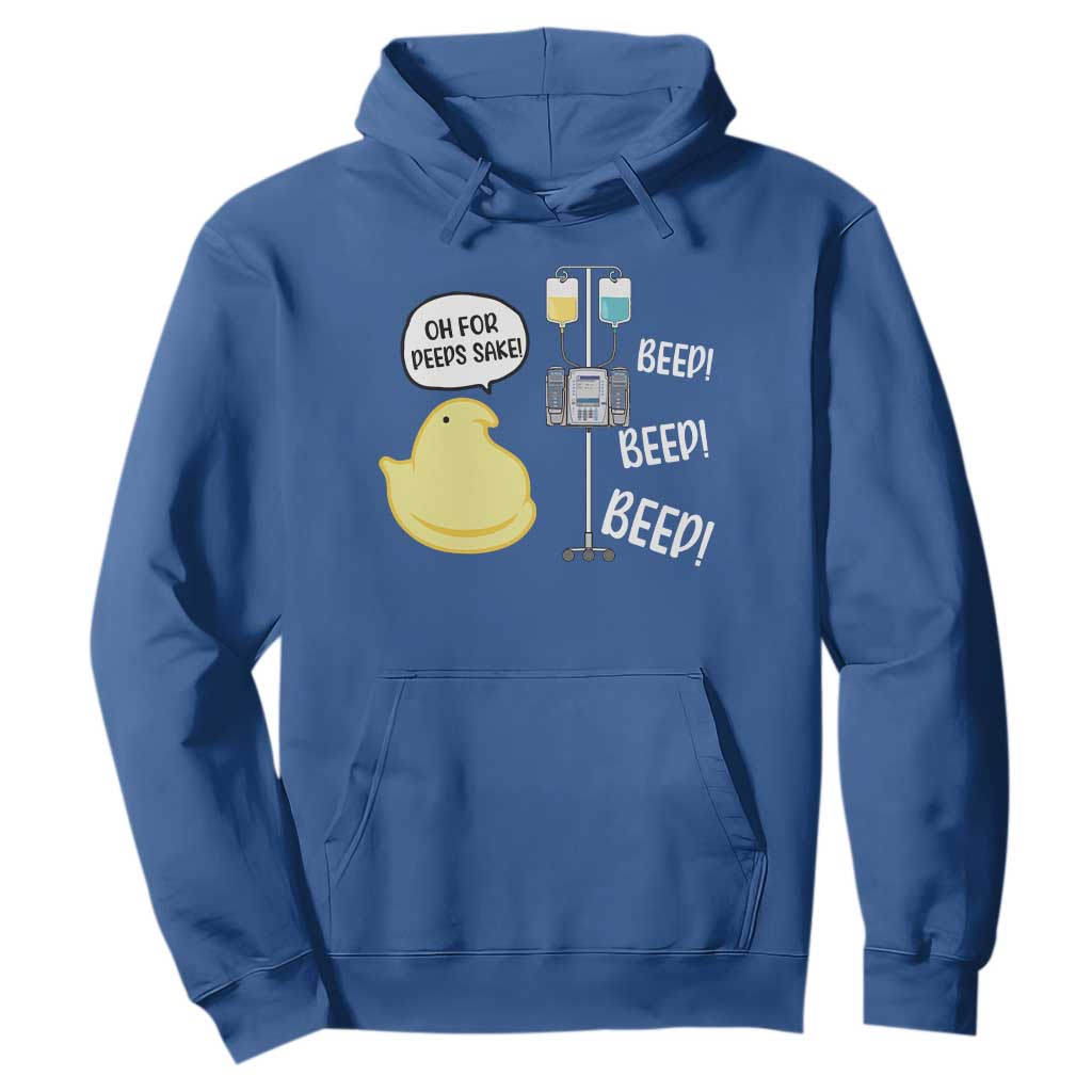 Bunny Nurse Hoodie Funny Peep Nursing Easter Nurse Gift TS10 Royal Blue Print Your Wear
