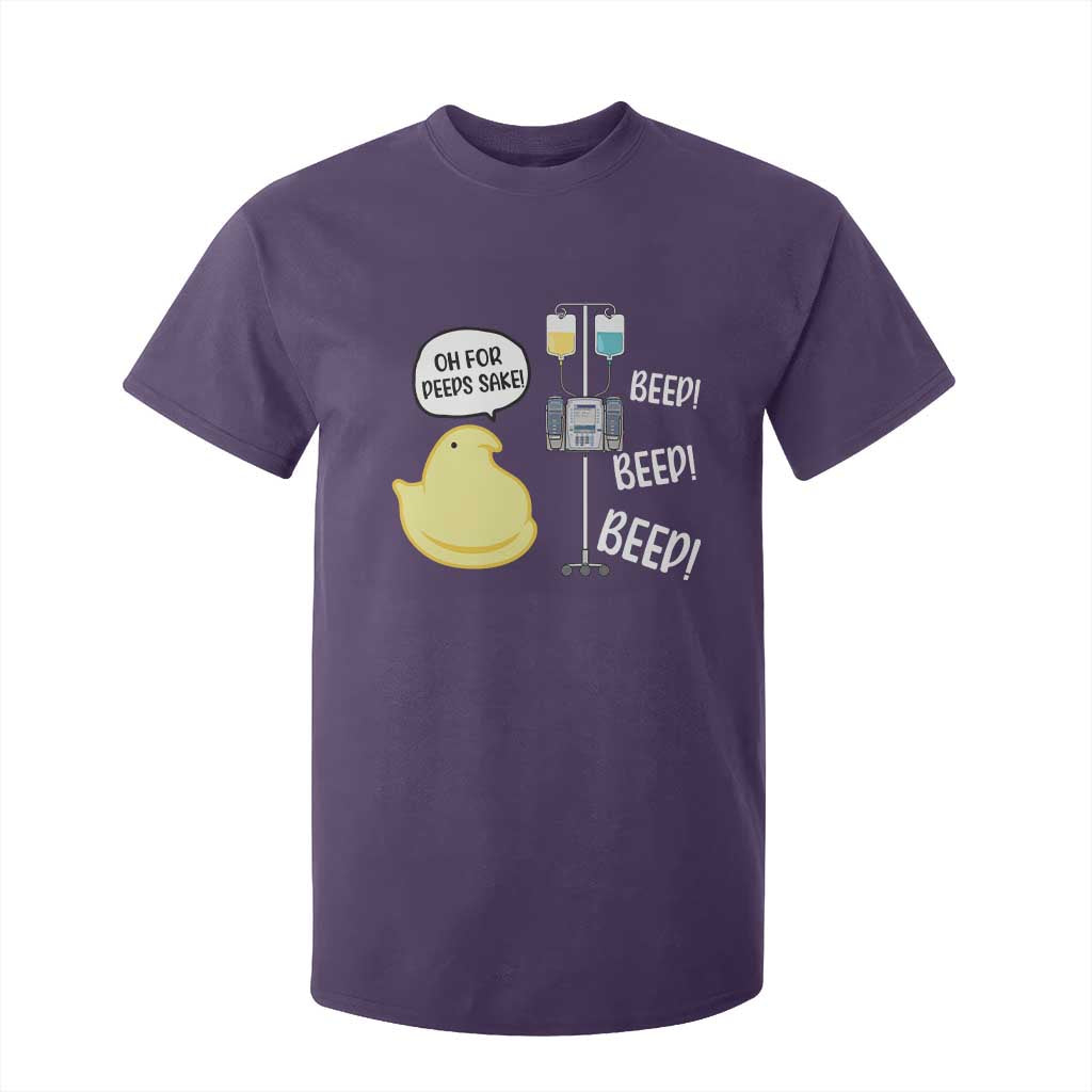 Bunny Nurse T Shirt For Kid Funny Peep Nursing Easter Nurse Gift TS10 Purple Print Your Wear