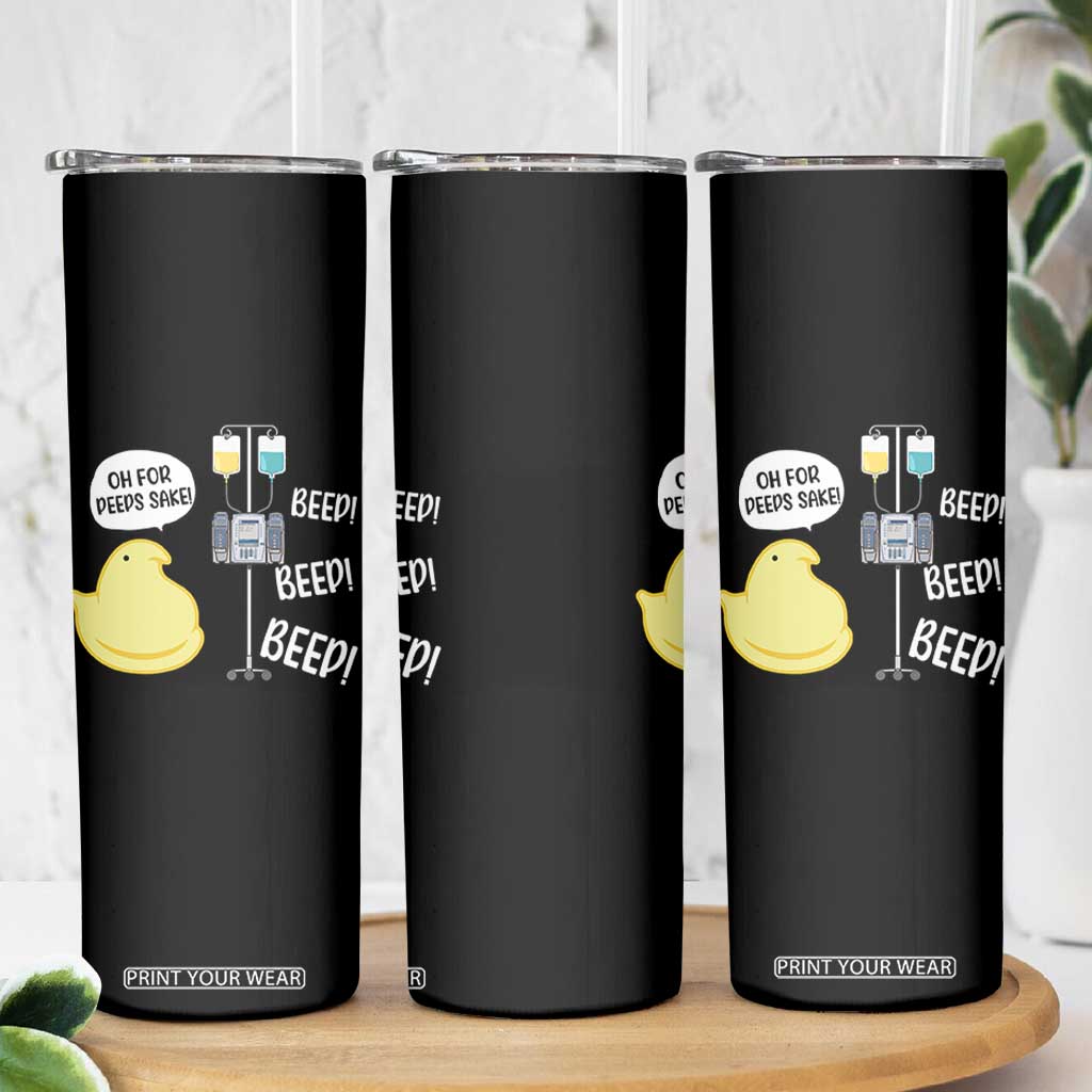 Bunny Nurse Skinny Tumbler Funny Peep Nursing Easter Nurse Gift TS10 Print Your Wear