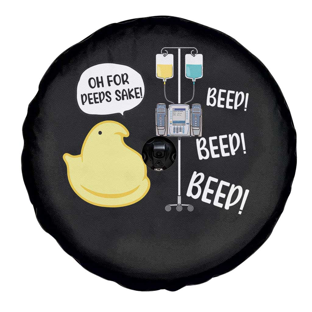 Bunny Nurse Spare Tire Cover Funny Peep Nursing Easter Nurse Gift TS10 Print Your Wear